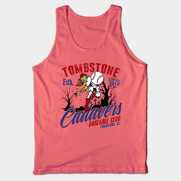 Tombstone Cadavers Tank Top by MindsparkCreative